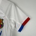 23/24 Kids Barcelona Away White Kids Jersey Kit short Sleeve (Shirt + Short)-2988031