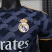 23/24 Real Madrid Away Black Gray Jersey Kit short Sleeve (Player Version)-291684