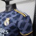 23/24 Real Madrid Away Black Gray Jersey Kit short Sleeve (Player Version)-291684