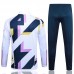 23/24 Real Madrid White Blue Edition Classic Jacket Training Suit (Top+Pant)-4488764