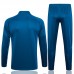 23/24 Manchester City Blue White Edition Classic Jacket Training Suit (Top+Pant)-2282182