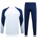 23/24 Tottenham Hotspur White Blue Edition Classic Jacket Training Suit (Top+Pant)-1665870