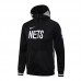 2023 NBA Brooklyn Nets Black Hooded Edition Classic Jacket Training Suit (Top+Pant)-7514712