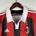 Retro 12/13 AC Milan Home Black Red Jersey Kit short sleeve-3898634