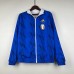 2023 Italy Trench Coat Reversible Blue White Windbreaker Long Sleeve-6475426