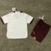 23/24 Kids Manchester City Away White Kids Jersey Kit short Sleeve (Shirt + Short)-9536666