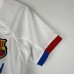 23/24 Kids Barcelona Away White Kids Jersey Kit short Sleeve (Shirt + Short + Socks)-5183481