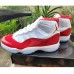 Retro Air Jordan 11 AJ11 High Running Shoes-Red/White-2508714