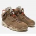 Travis Scott X Air Jordan 6 AJ6 High Running Shoes-Khaki/White-6832473