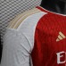 23/24 Arsenal Home Red White Long Sleeve Jersey Kit Long Sleeve (Player Version)-4562419