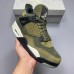 Air Jordan 4 AJ4 High Running Shoes-Army Green-3282793