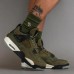 Air Jordan 4 AJ4 High Running Shoes-Army Green-3282793