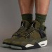 Air Jordan 4 AJ4 High Running Shoes-Army Green-3282793