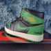 Air Jordan 1 AJ1 High Running Shoes-Green/Black-8335643