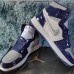 Air Jordan 1 AJ1 High Running Shoes-White/Blue-5583776