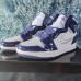 Air Jordan 1 AJ1 High Running Shoes-White/Blue-5583776