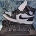 Air Jordan 1 AJ1 High Running Shoes-White/Black-5115981