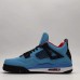 Air Jordan 4 AJ4 High Running Shoes-Blue/Black-7804285