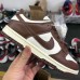 SB Dunk Low Running Shoes-Brown/White-3511352