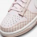 SB Dunk Low WMNS“Pink Gingham”Women Running Shoes-White/Pink-7316755