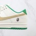 SSB Dunk Low Running Shoes-White/Green-429445