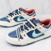 SB Dunk Low Retro Running Shoes-White/Navy Blue-7780285