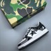 Bape Sta To Low Running Shoes-Black/White-6613303