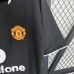 Retro 03/04 Manchester United M-U Away Black Jersey Kit short sleeve-5712835