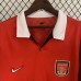 Retro 98/99 Arsenal Home Red White Jersey Kit Long Sleeve-5578097