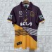 2024 NRL Rugby BRISBANE BRONCOS Jersey Wine Red Orange Rugby Jersey-4011069