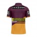 2024 NRL Rugby BRISBANE BRONCOS Jersey Wine Red Orange Rugby Jersey-4011069