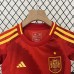 2024 Kids Spain Home Red Kids Jersey Kit short sleeve (Shirt + Short)-2755404