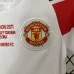 Retro 10/11 Kids Manchester United M-U Away Champions League White Kids Jersey Kit short sleeve (Shirt + Short)-5316390