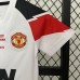 Retro 10/11 Kids Manchester United M-U Away Champions League White Kids Jersey Kit short sleeve (Shirt + Short)-5316390