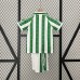 Retro 95/97 Kids Real Betis Home White Green Kids Jersey Kit short sleeve (Shirt + Short)-9128552