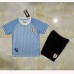 2024 Kids Uruguay Home Kids Blue Jersey Kit short sleeve (Shirt + Short)-7875404