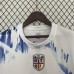 2024 Norway Away White Blue Jersey Kit short sleeve-7084808