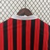 24/25 AC Milan Trench Coat Reversible Red White Windbreaker Long Sleeve-6749321