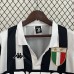 Retro 84/85 Juventus Home Black White Jersey Version Short Sleeve-7178906