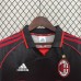 Retro AC Milan Third Away Black Red Jersey Version Short Sleeve-3732575