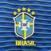 2024 kids Brazil Away Kids Blue Jersey Kit short sleeve (Shirt + Short)-9457454