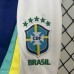 2024 kids Brazil Away Kids Blue Jersey Kit short sleeve (Shirt + Short)-9457454