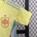 2024 kids Spain Away Kids Yellow Jersey Kit short sleeve (Shirt + Short)-906263