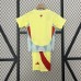 2024 kids Spain Away Kids Yellow Jersey Kit short sleeve (Shirt + Short)-906263