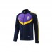 24/25 Real Madrid Navy Blue Purple Edition Classic Jacket Training Suit (Top+Pant)-5184654