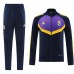 24/25 Real Madrid Navy Blue Purple Edition Classic Jacket Training Suit (Top+Pant)-5184654