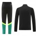 24/25 Manchester United M-U Black Green Edition Classic Jacket Training Suit (Top+Pant)-8559963