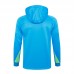 2024 Brazil Blue Hooded Edition Classic Jacket Training Suit (Top+Pant)-9385390