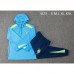 2024 Brazil Blue Hooded Edition Classic Jacket Training Suit (Top+Pant)-9385390