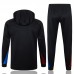 24/25 Barcelona Black Hooded Edition Classic Jacket Training Suit (Top+Pant)-6502989